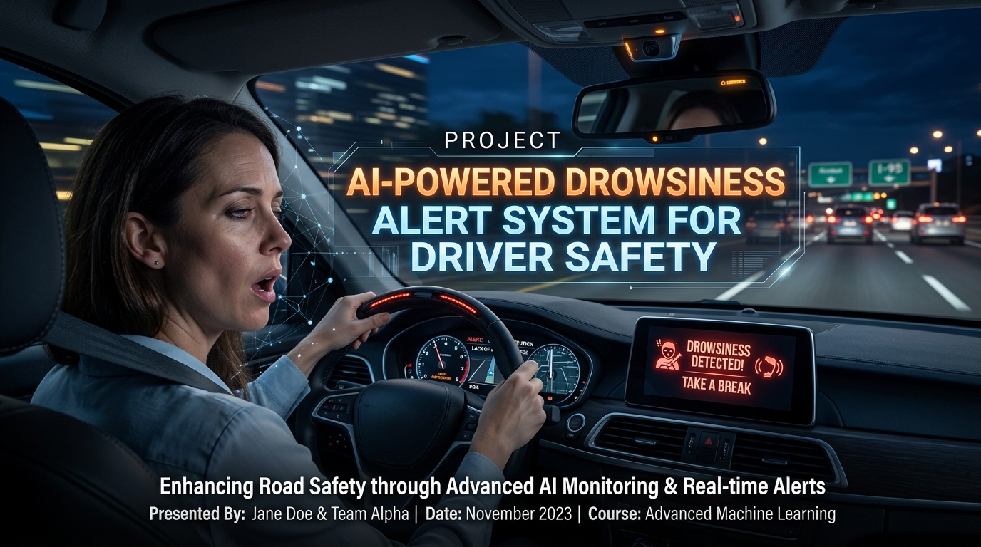 AI-Powered Drowsiness Alert System for Driver Safety