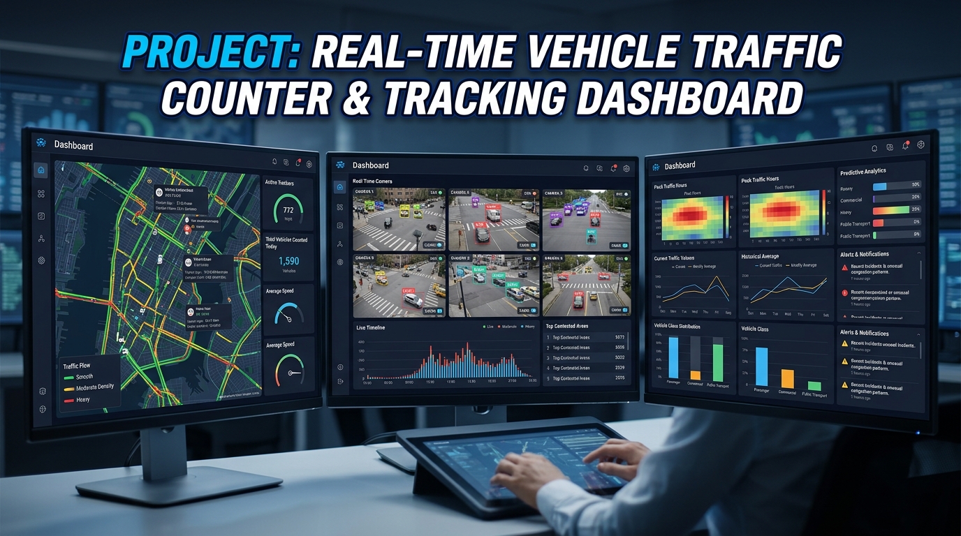Real-time Vehicle Traffic Counter & Tracking Dashboard