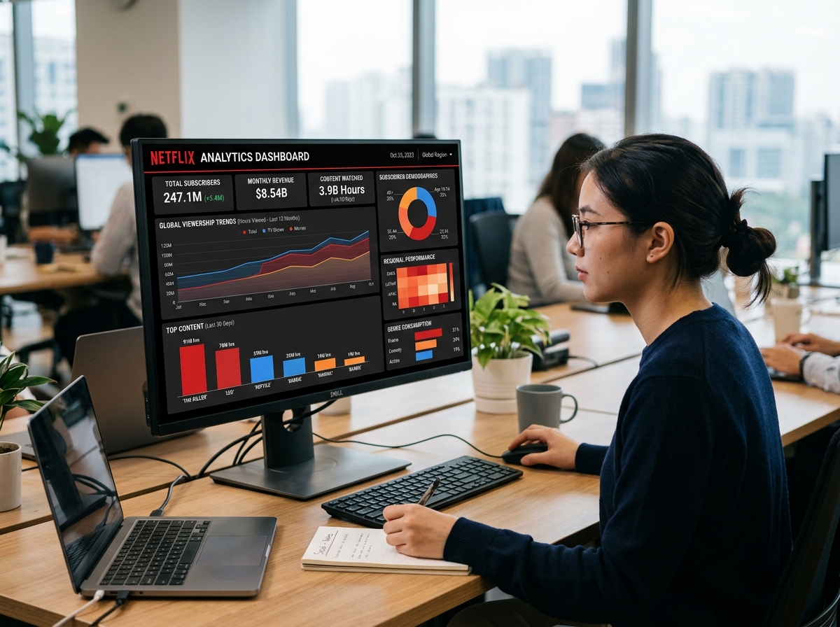 Interactive Netflix Content Analysis Dashboard