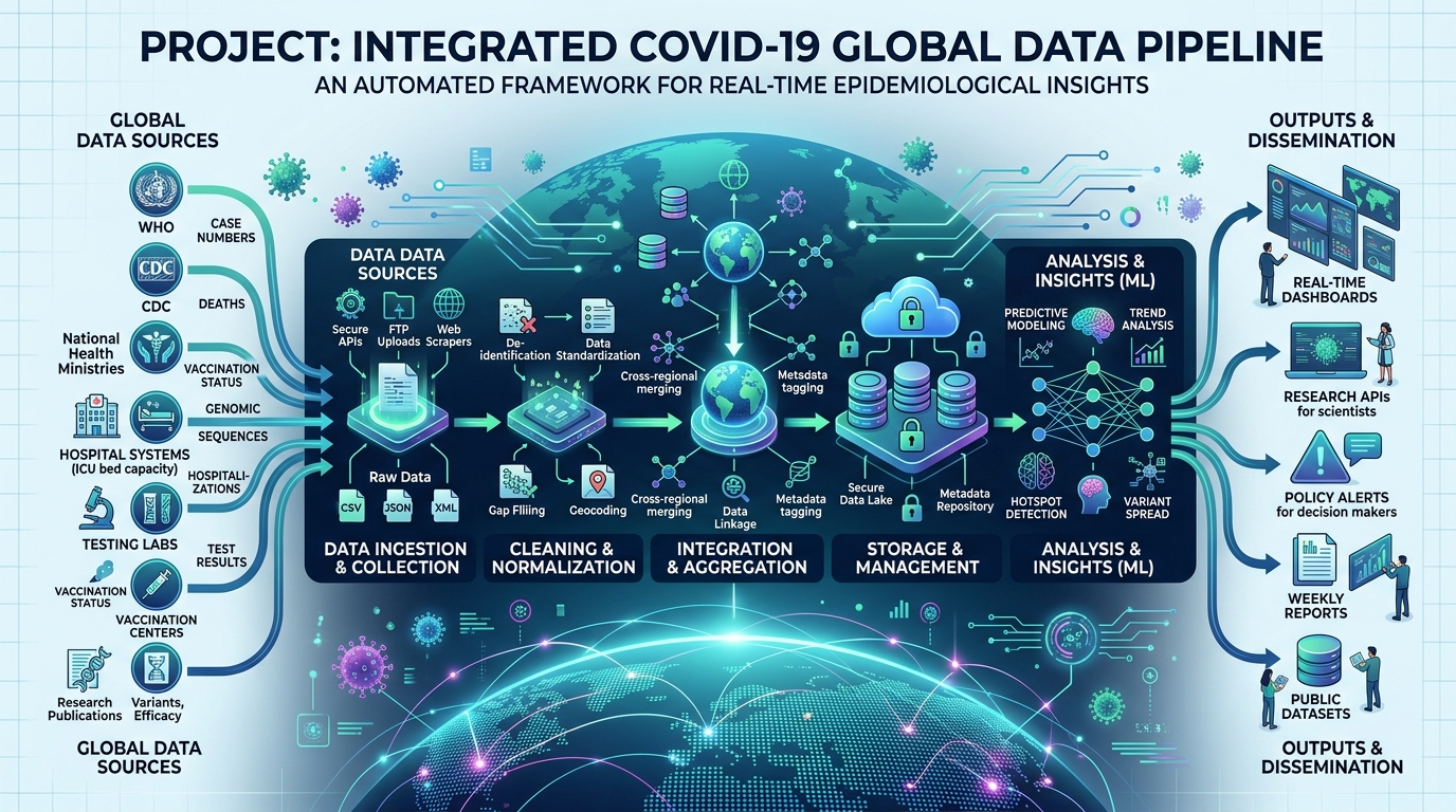 Integrated COVID-19 Global Data Pipeline