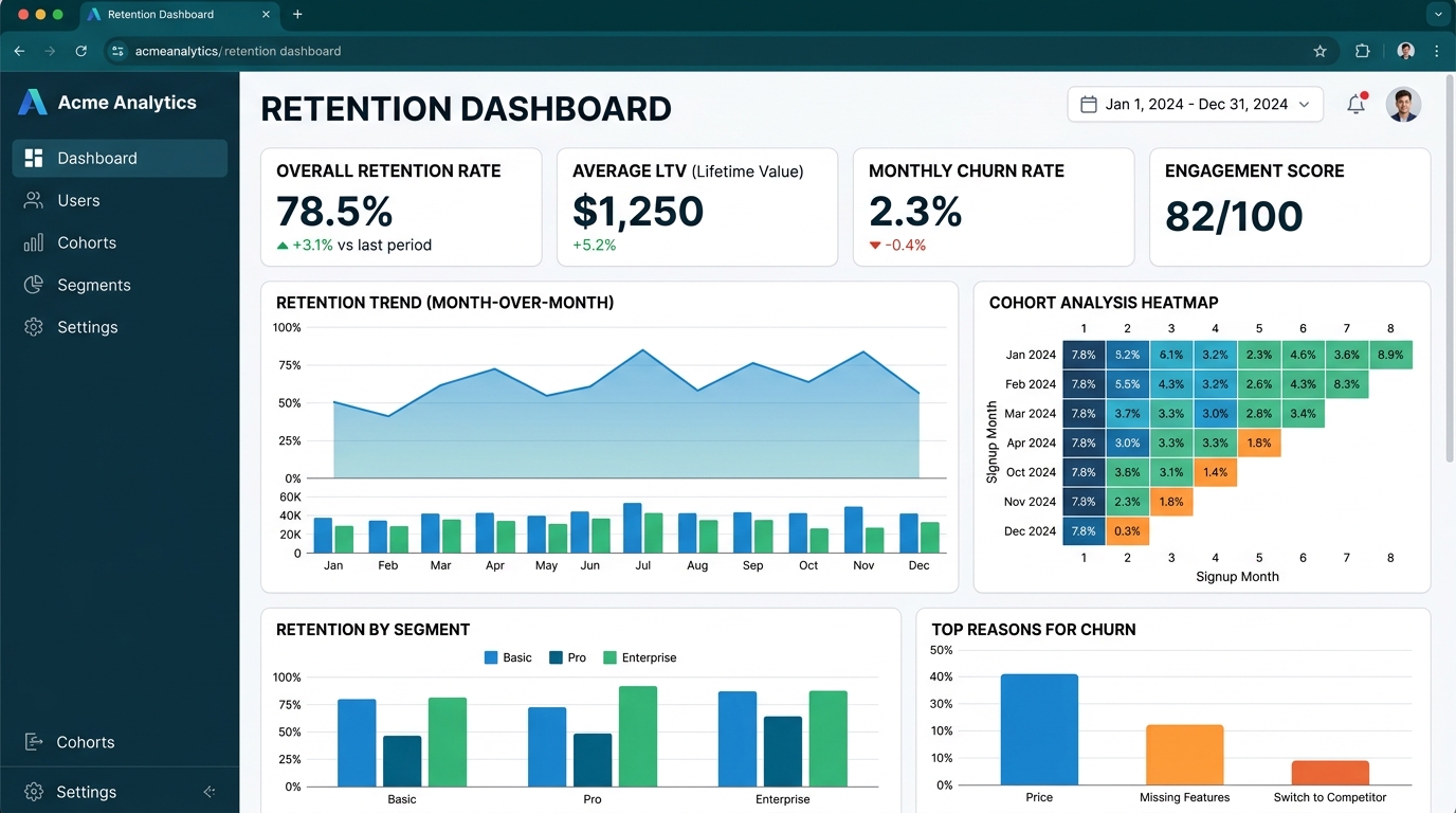 Retention Dashboard