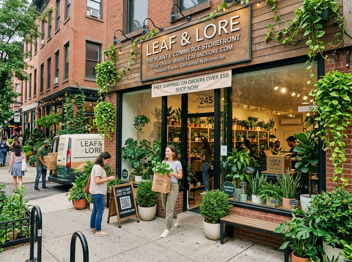 High-Conversion Plant E-Commerce Storefront