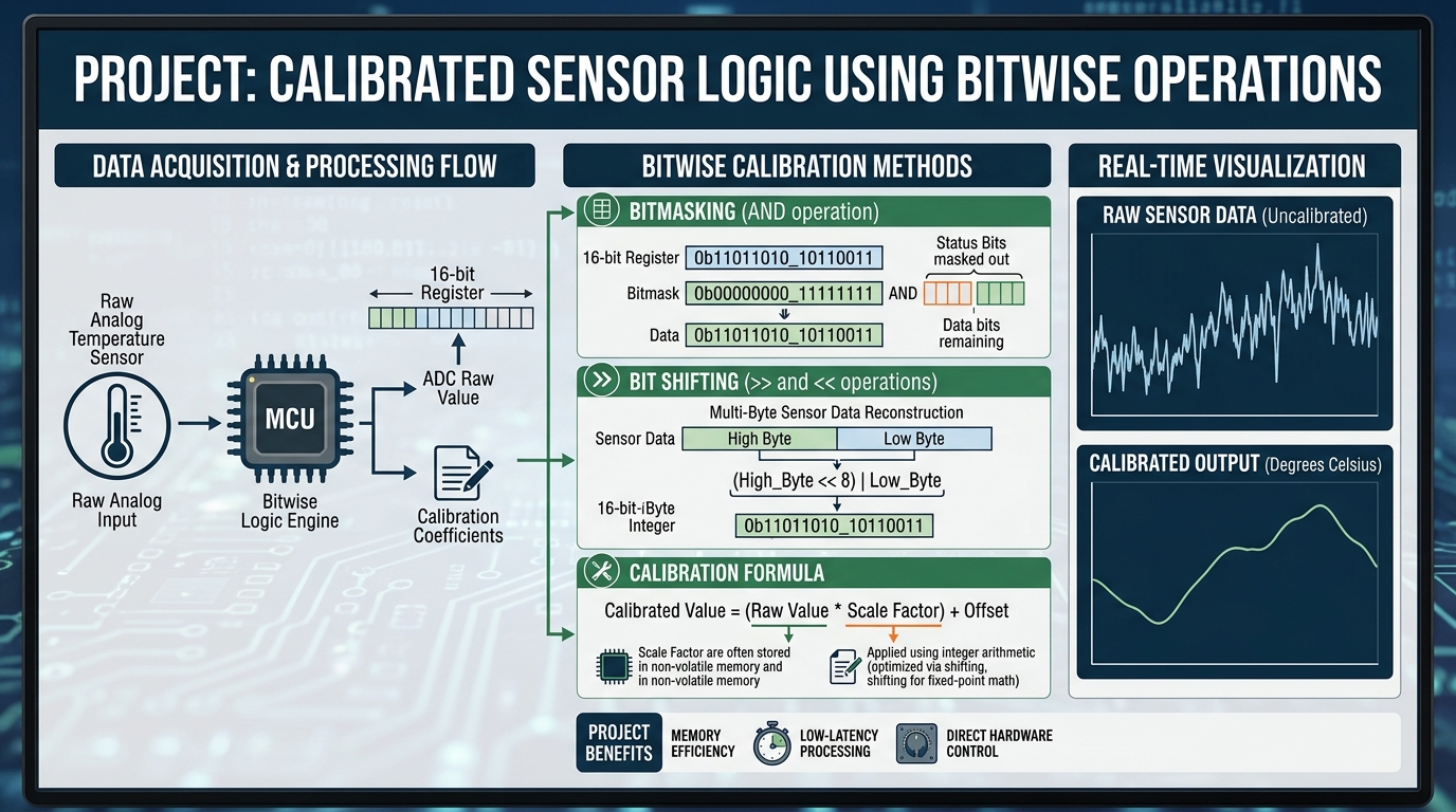 Calibrated Sensor Logic using Bitwise Operations