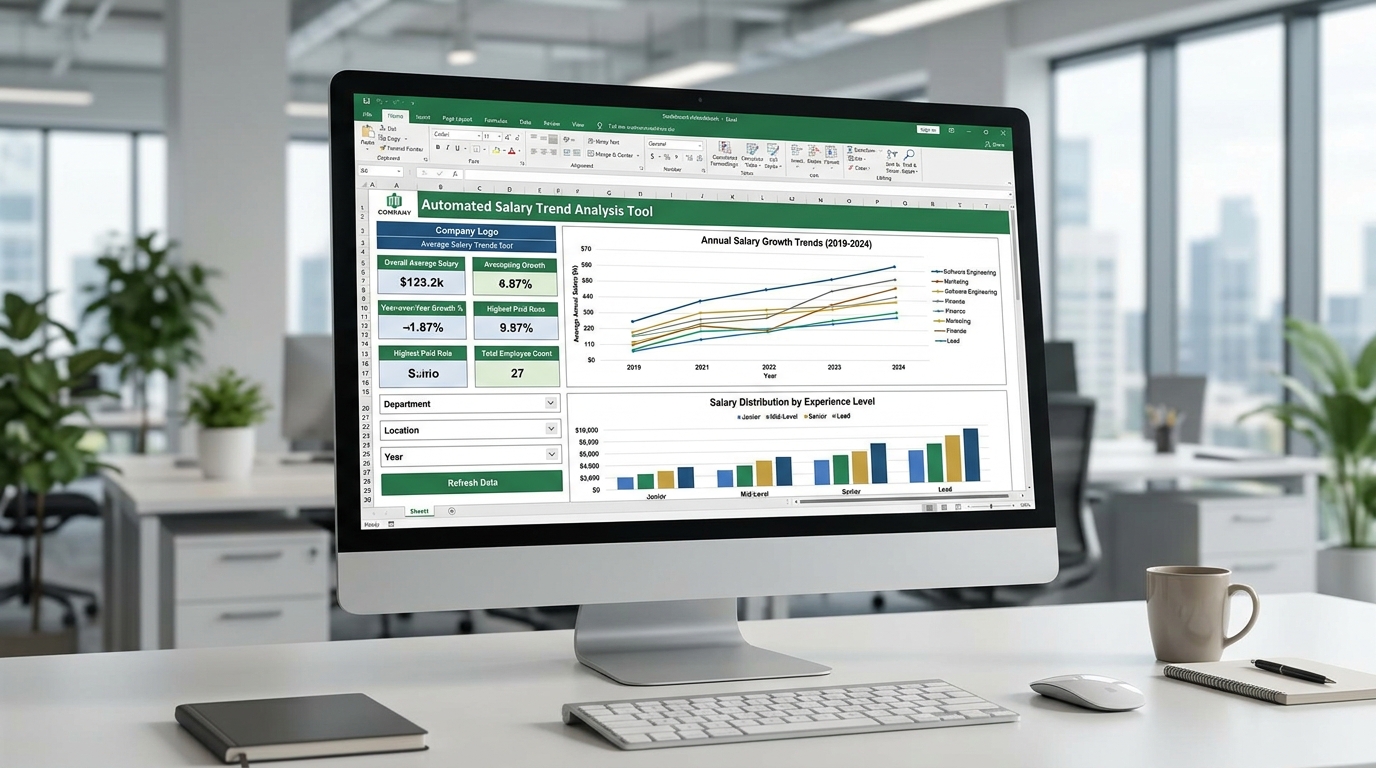 Automated Salary Trend Analysis Tool (Excel)
