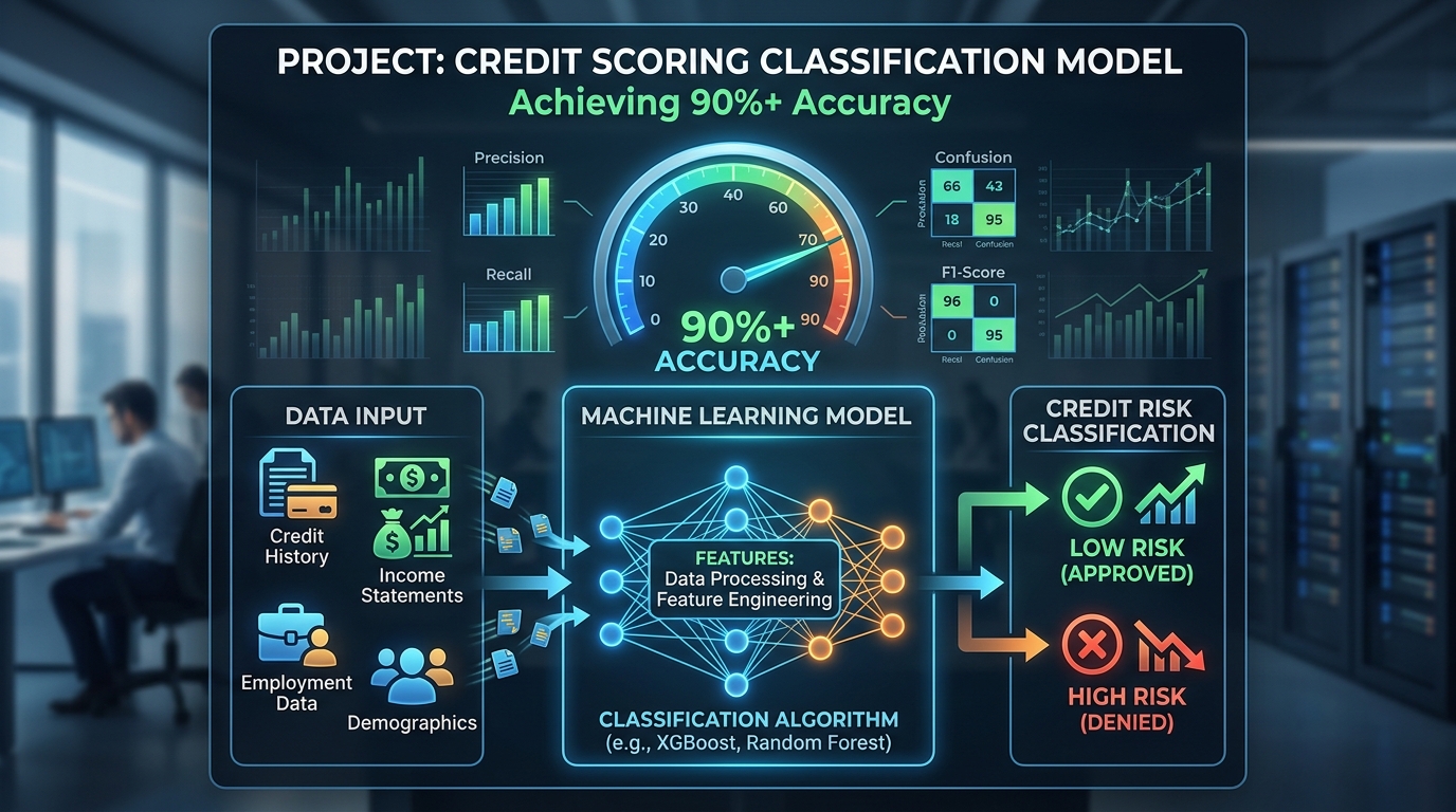 Credit Scoring Classification Model with 90%+ Accuracy