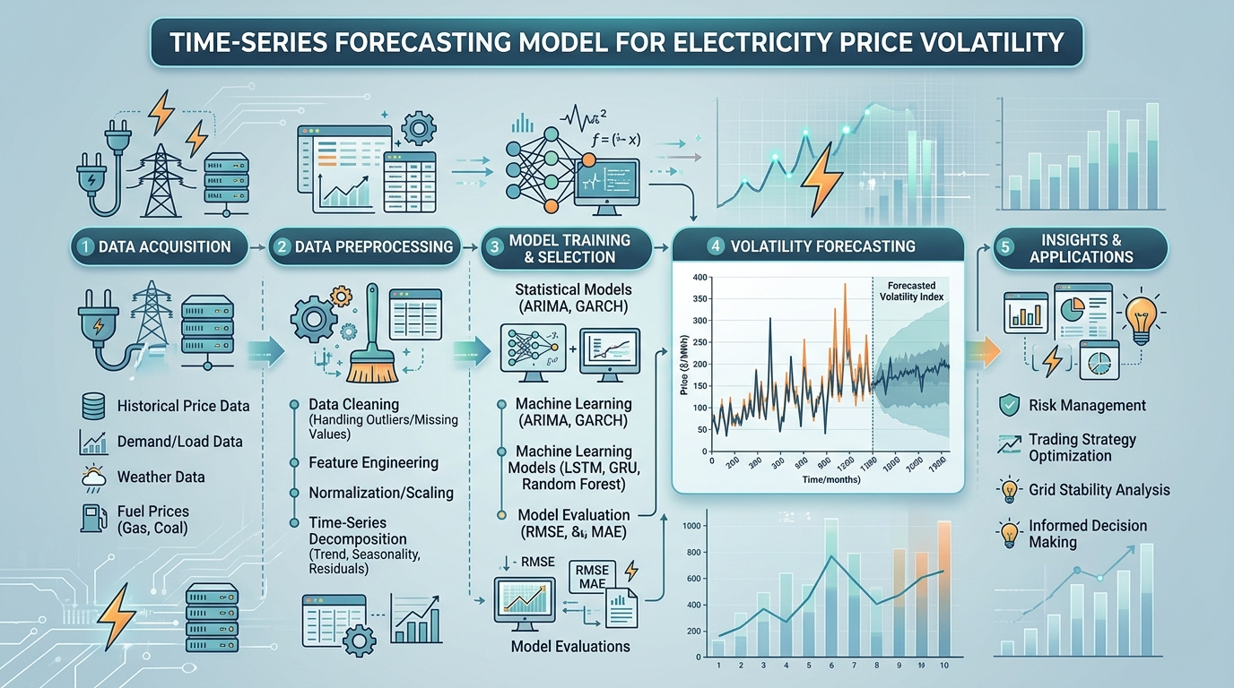 Time-Series Forecasting Model for electricity price volatility