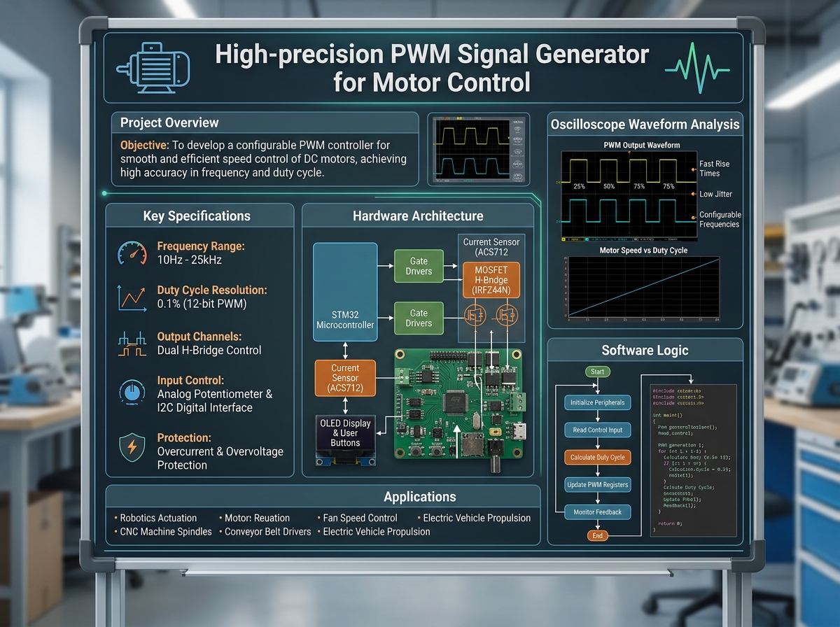 High-precision PWM Signal Generator for Motor Control