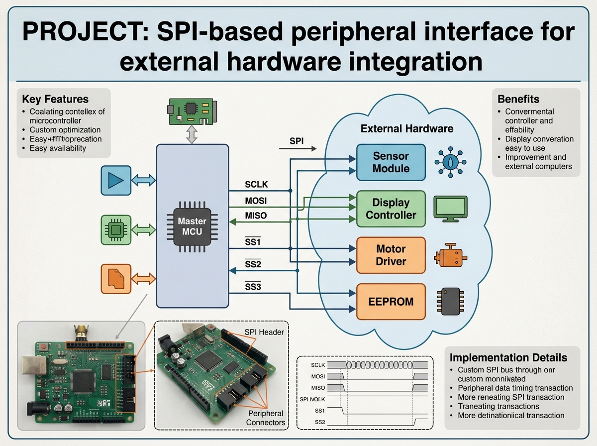 SPI-based peripheral interface for external hardware integration