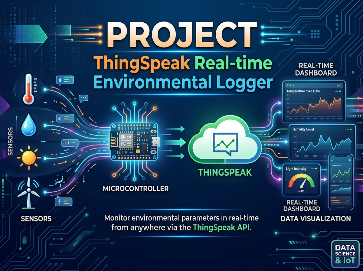 ThingSpeak Real-time Environmental Logger