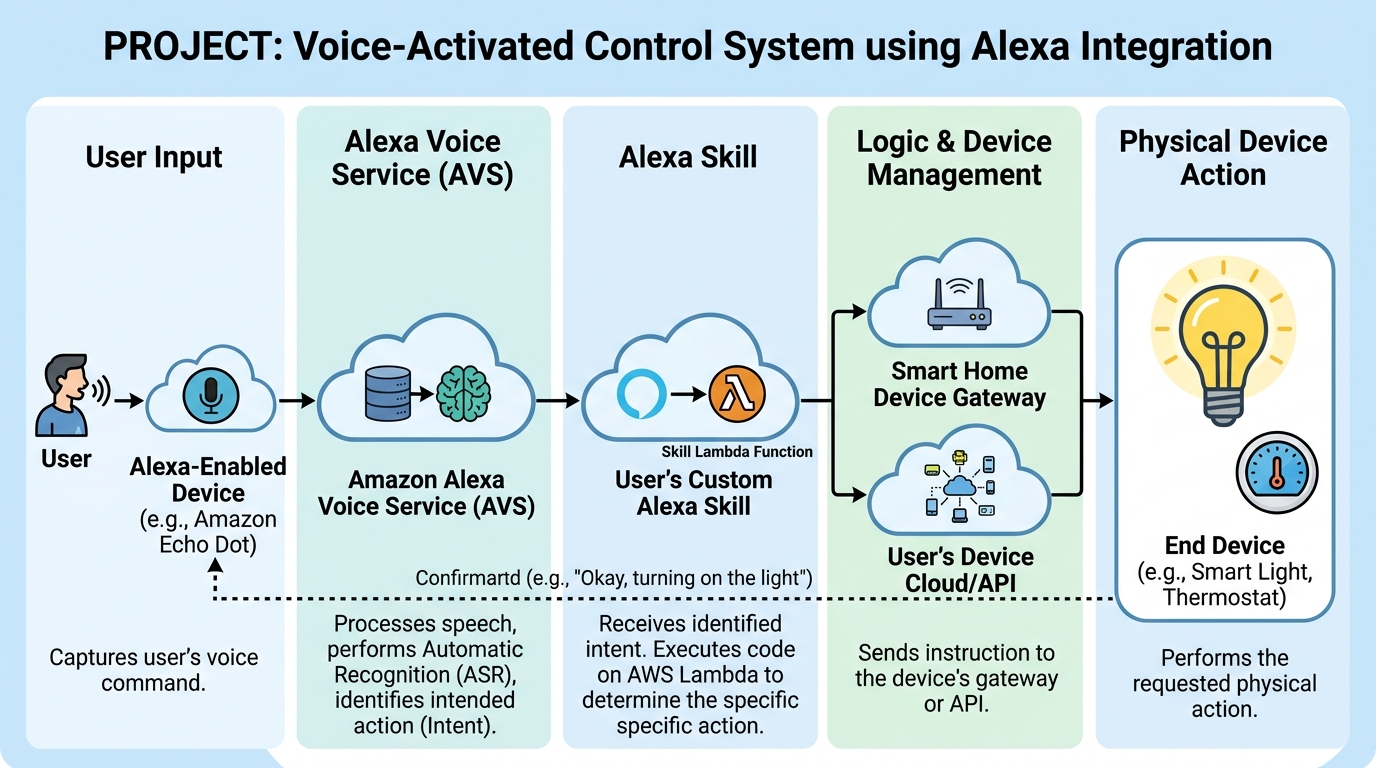 Voice-Activated Control System using Alexa Integration