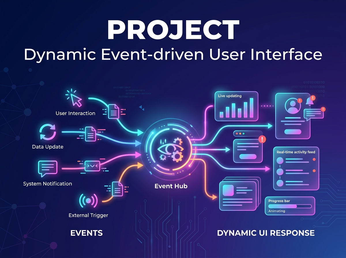 Dynamic Event-driven User Interface