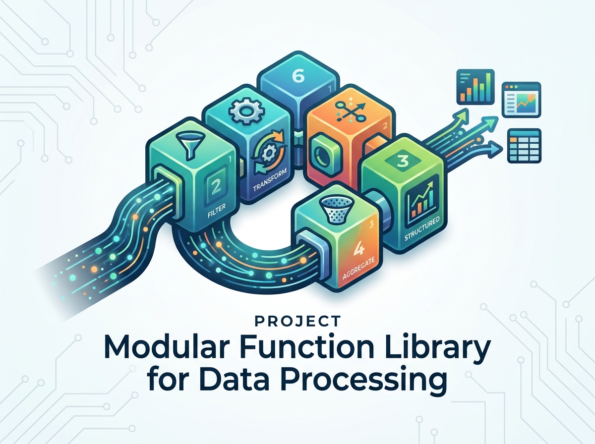 Modular Function Library for Data Processing
