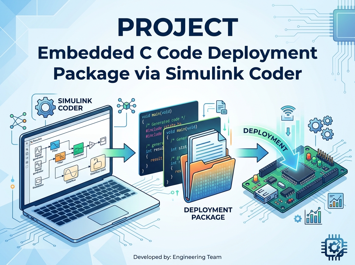 Embedded C Code Deployment Package via Simulink Coder