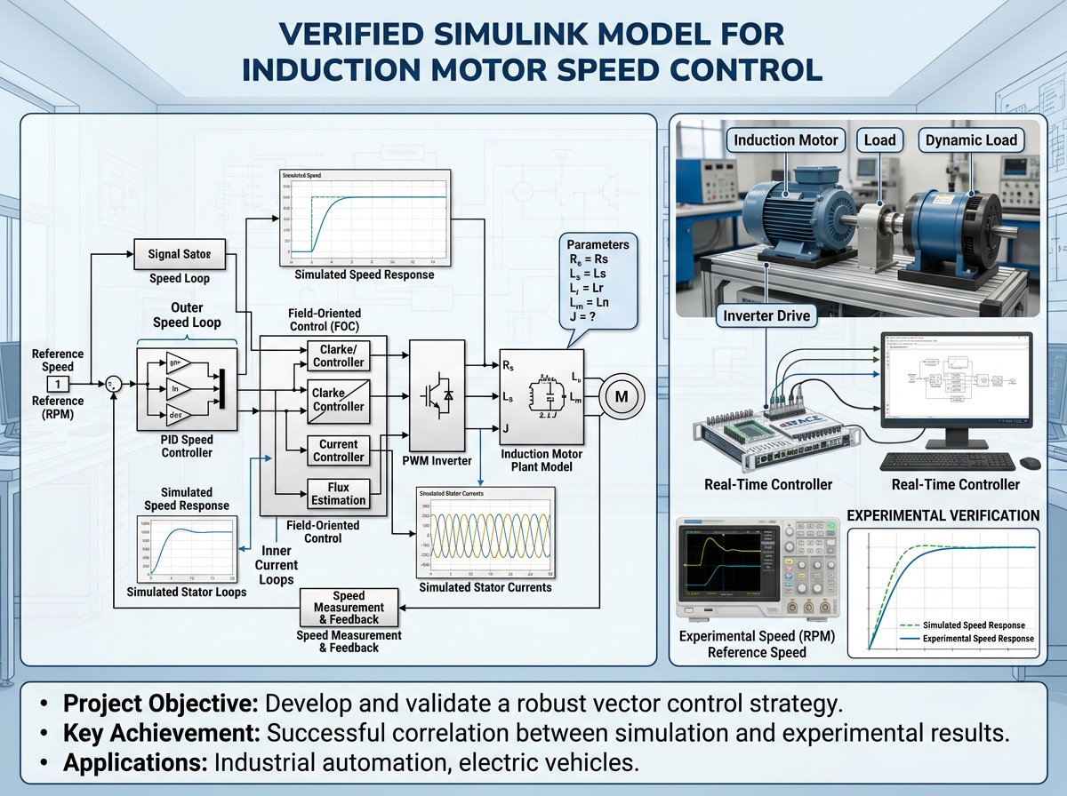 Verified Simulink Model for Induction Motor Speed Control