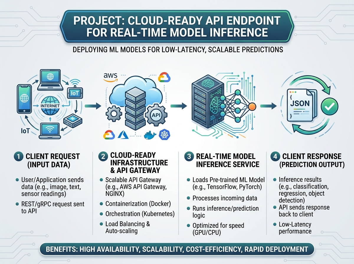 A cloud-ready API endpoint for real-time model inference