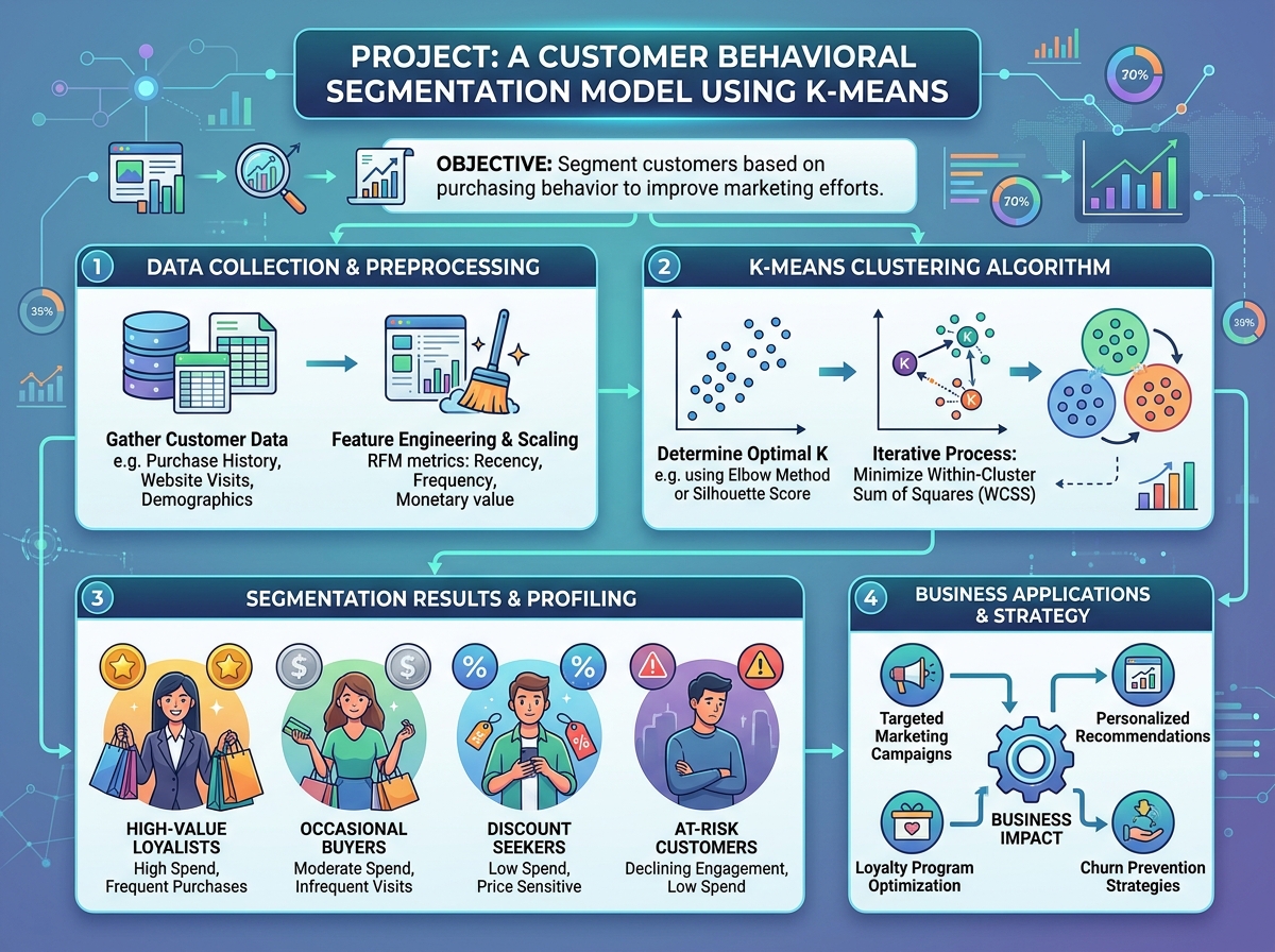 A customer behavioral segmentation model using K-Means