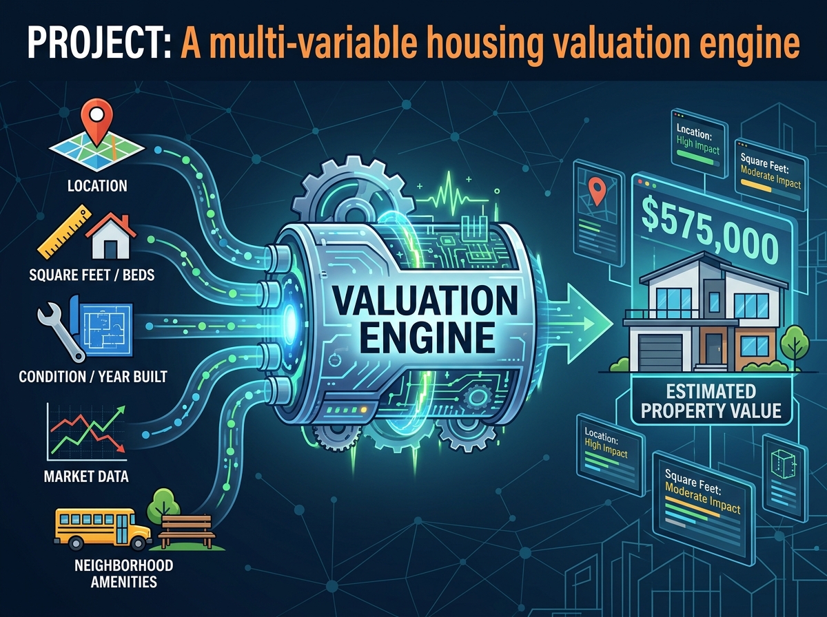 A multi-variable housing valuation engine