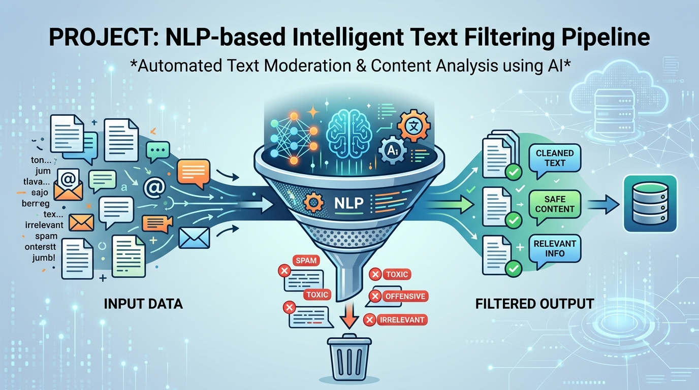 NLP-based Intelligent Text Filtering Pipeline