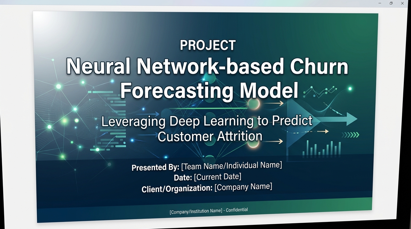 Neural Network-based Churn Forecasting Model