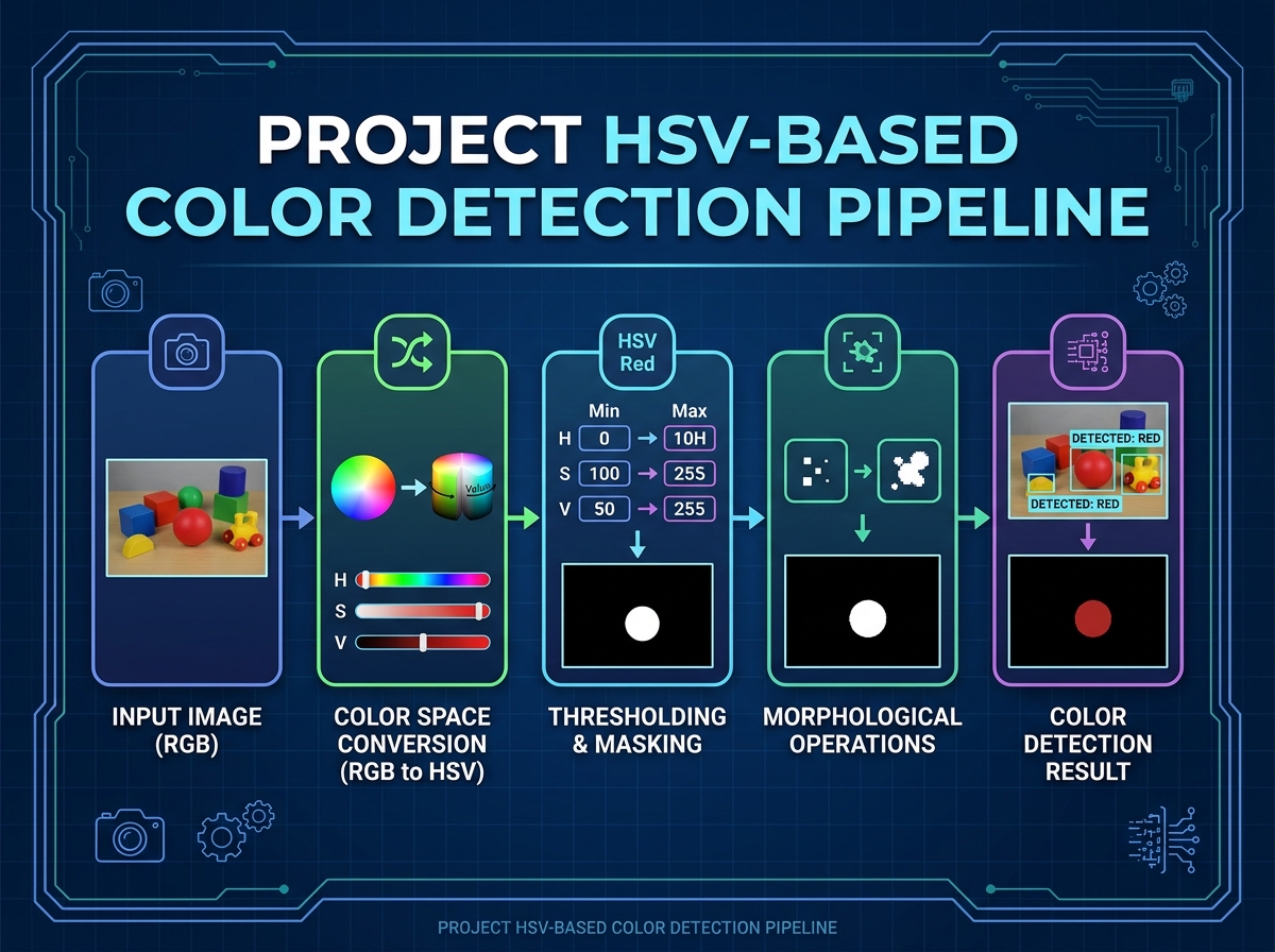 HSV-Based Color Detection Pipeline
