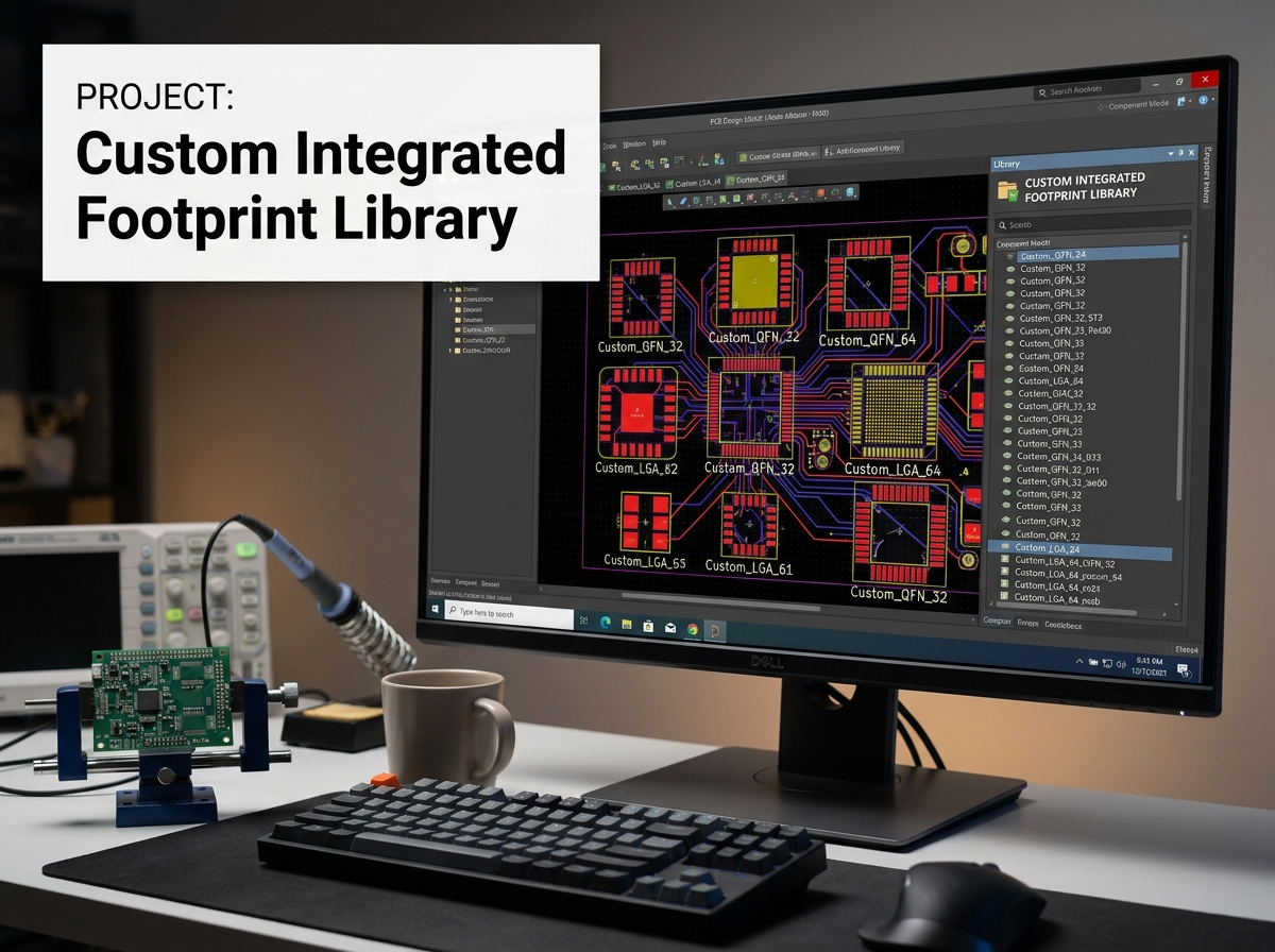 Custom Integrated Footprint Library