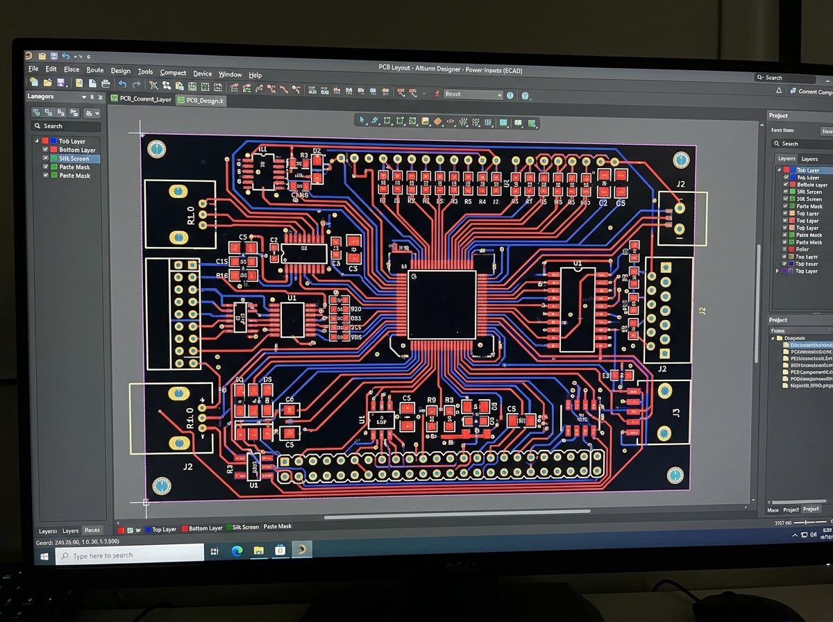 Routed PCB Layout File