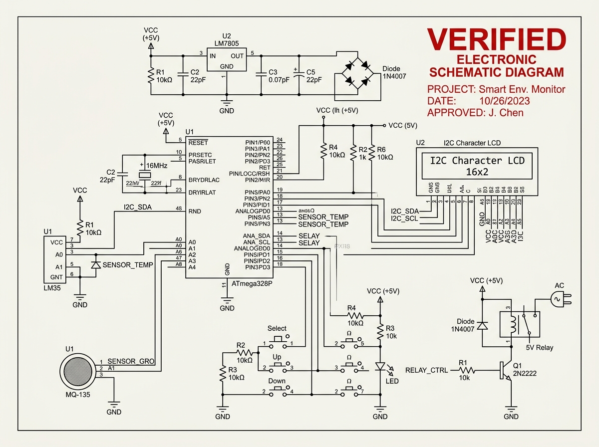 Verified Electronic Schematic Diagram