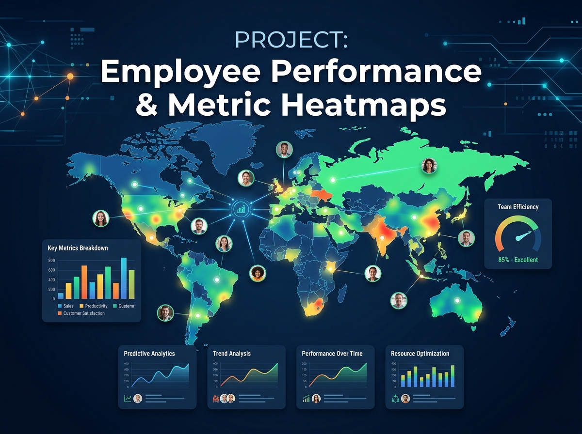 Employee Performance & Metric Heatmaps