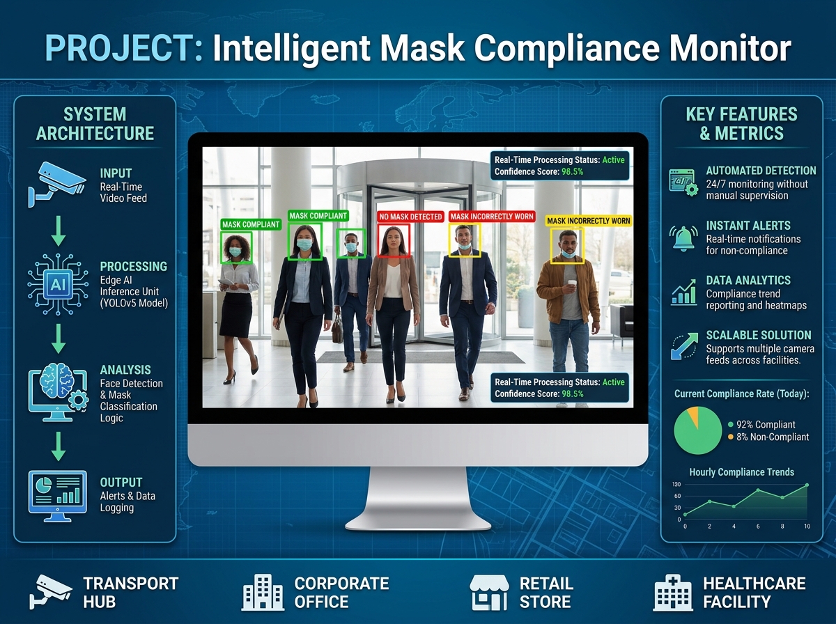 Intelligent Mask Compliance Monitor
