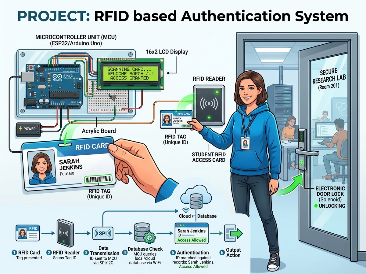 RFID based Authentication System