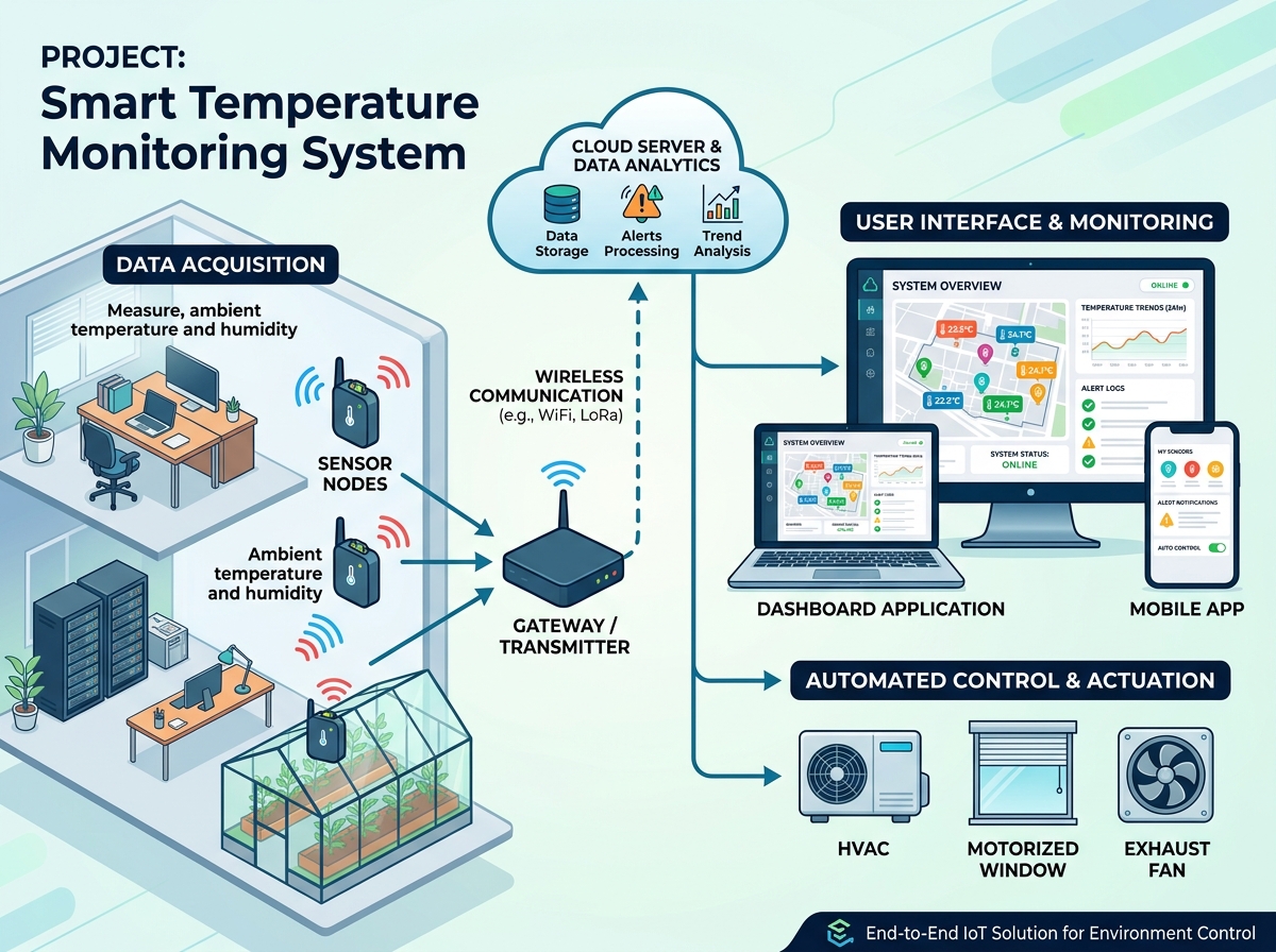 Smart Temperature Monitoring System