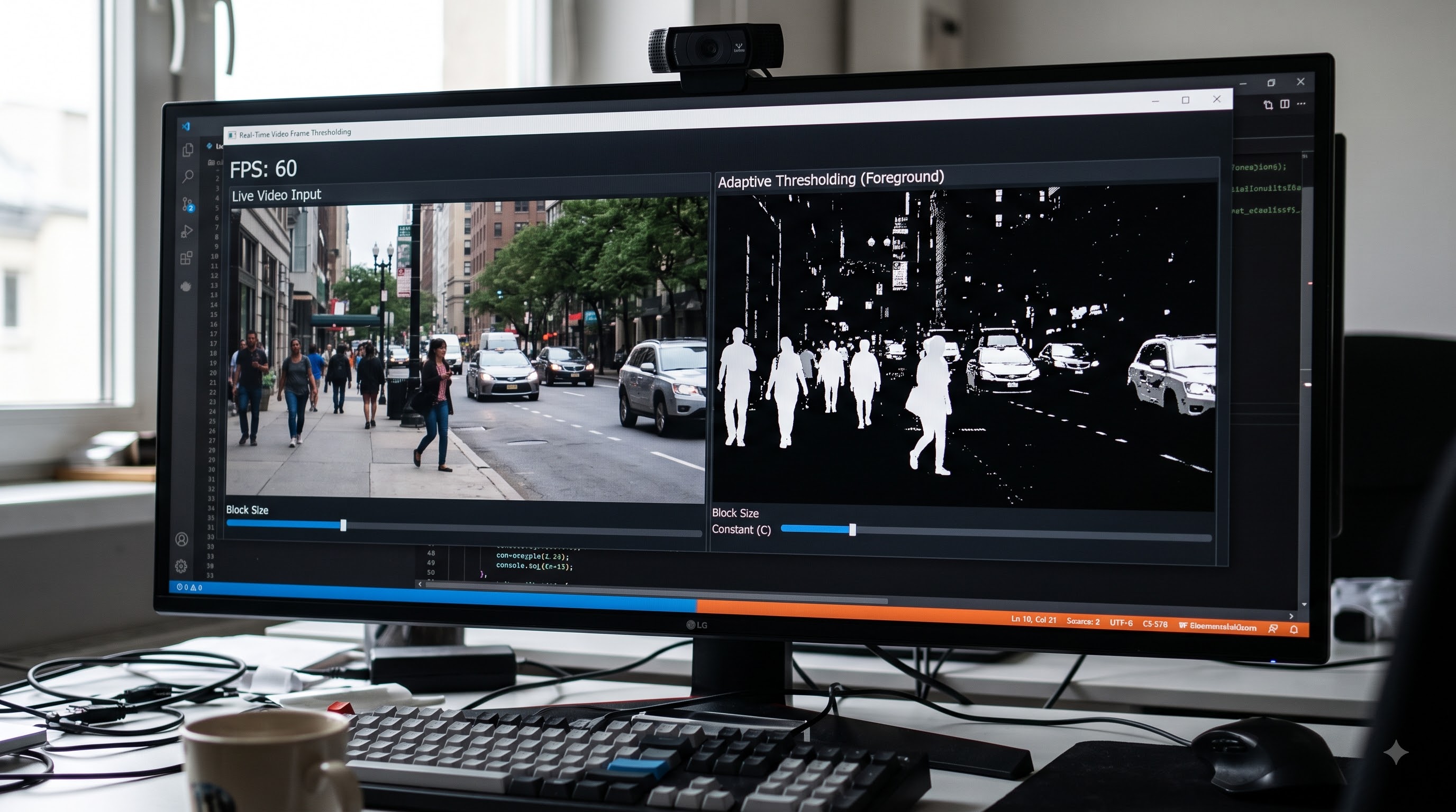 Video Thresholding Project