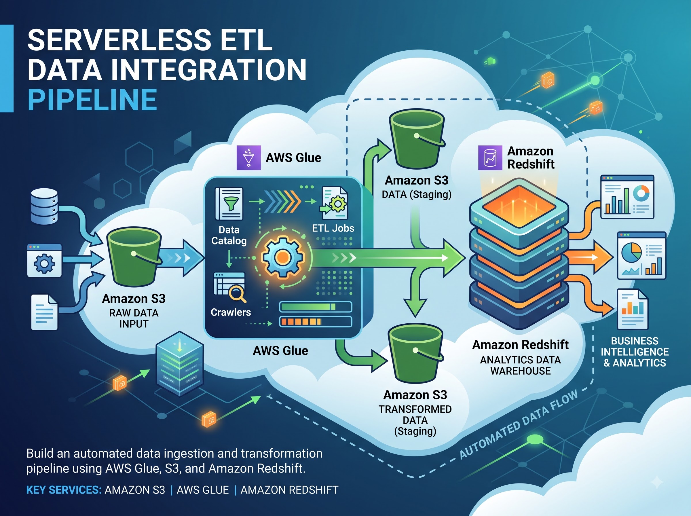 Serverless ETL Data Integration Pipeline
