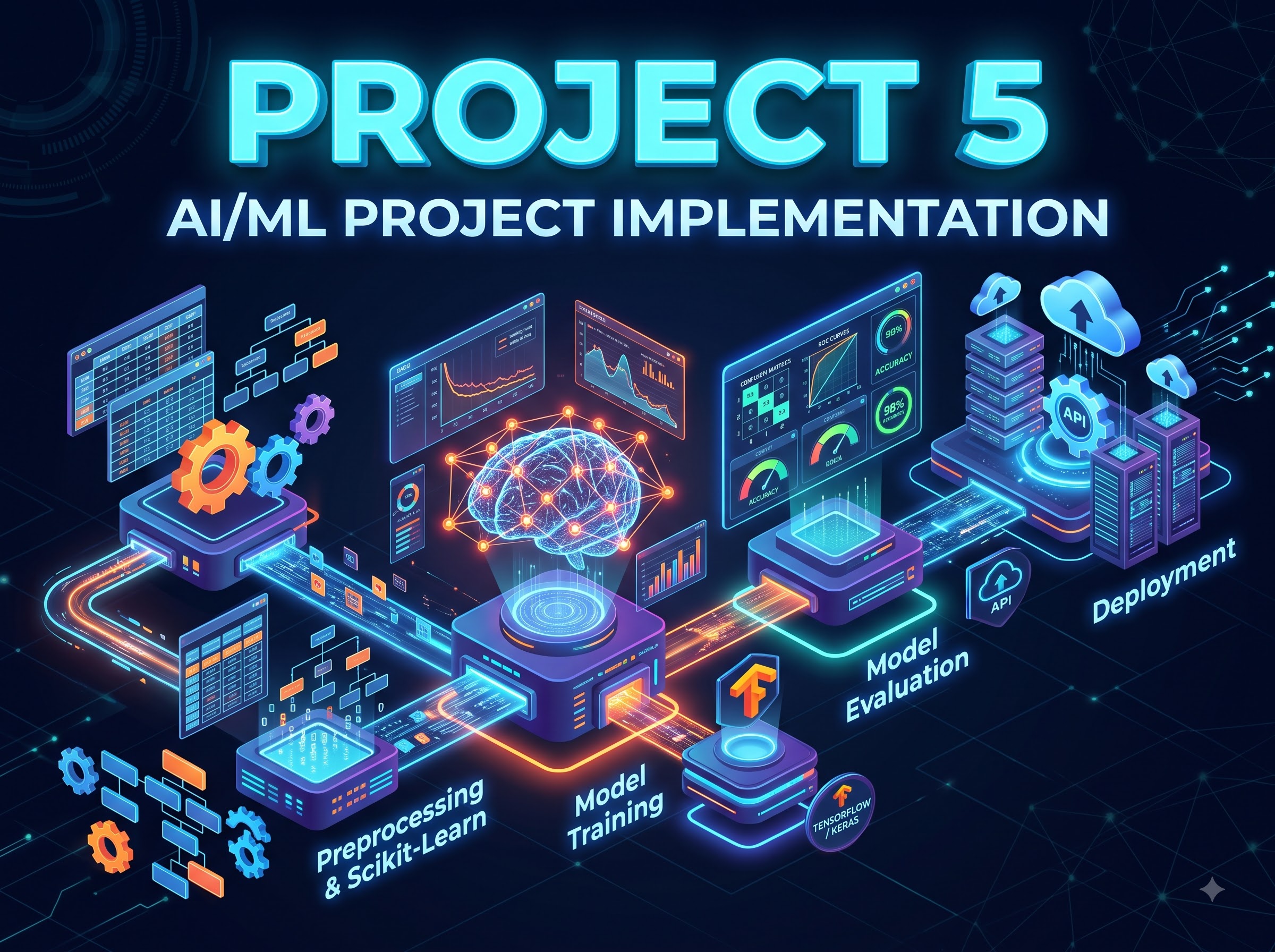 AI/ML Project Implementation Logo