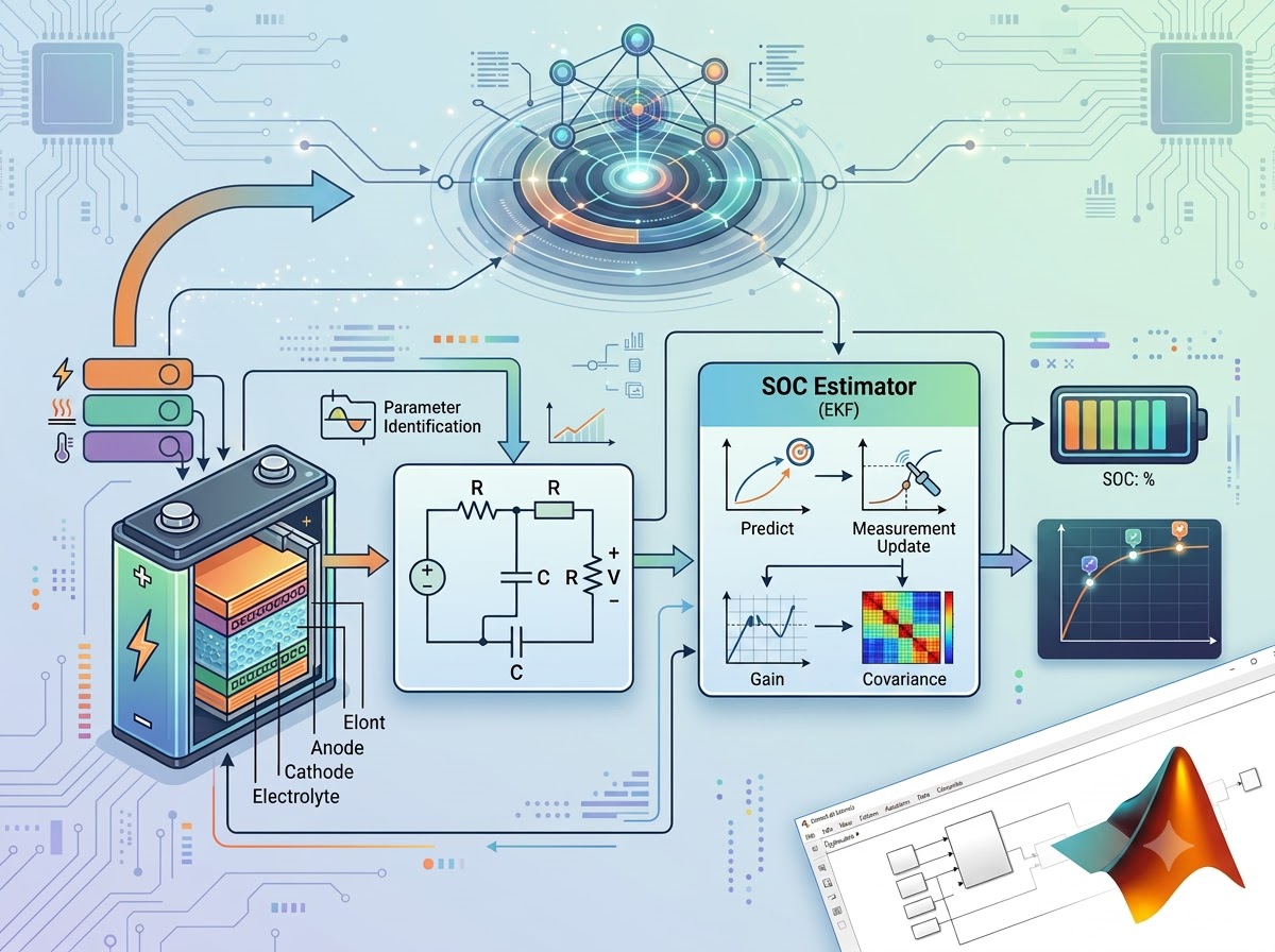 Battery Model and SOC Estimator