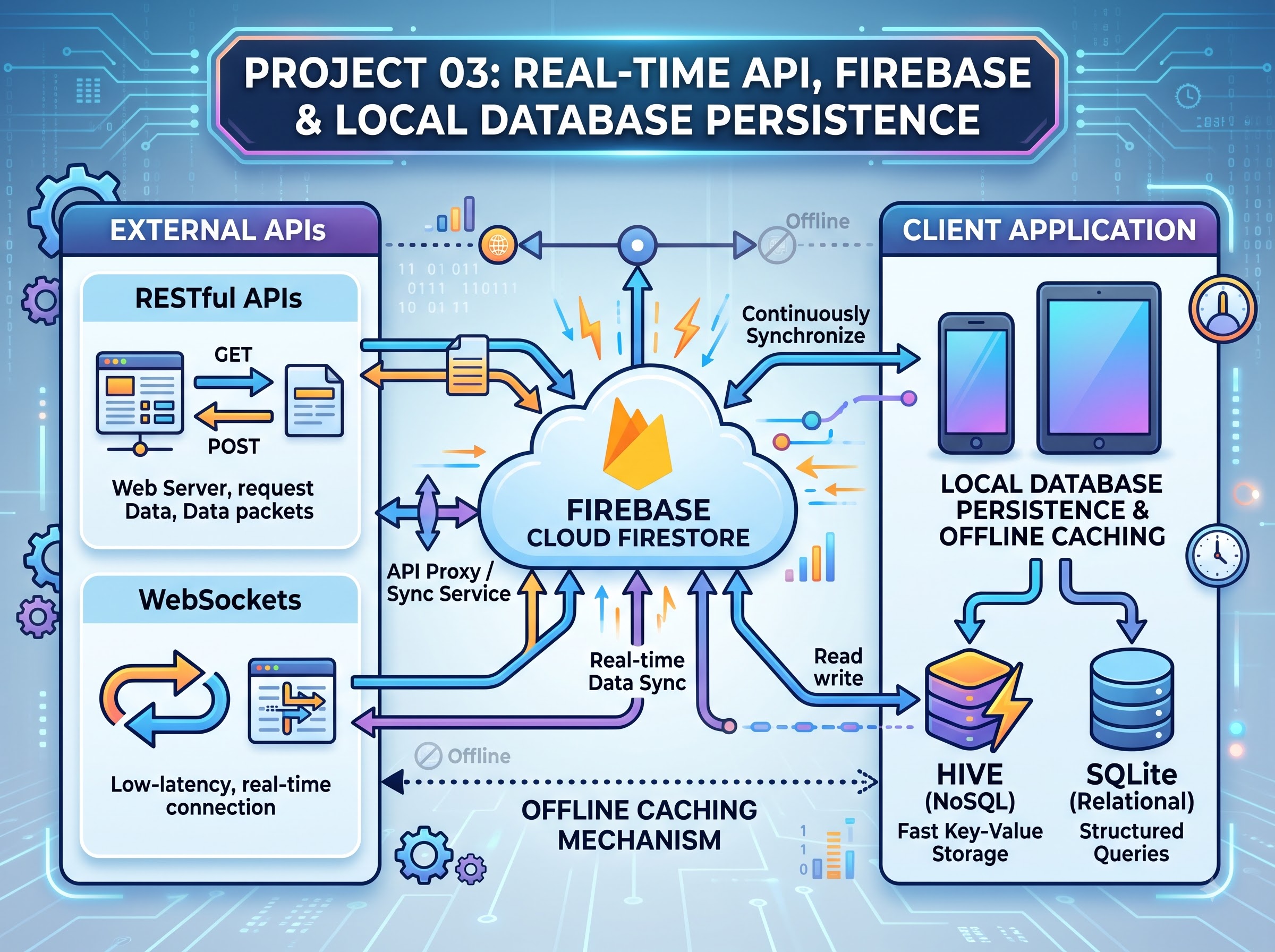 Real-time API & Firebase Integration