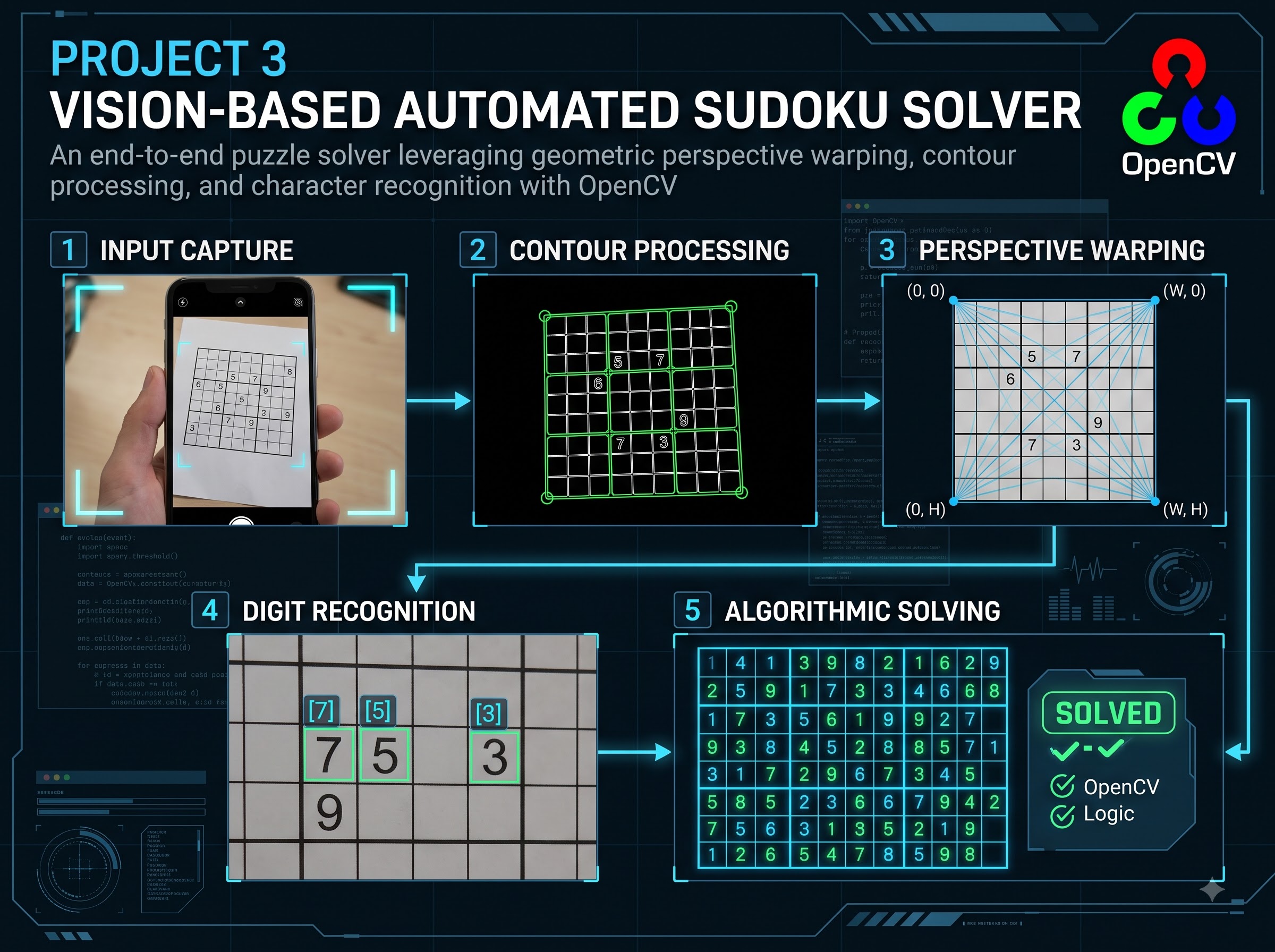 Vision-Based Automated Sudoku Solver