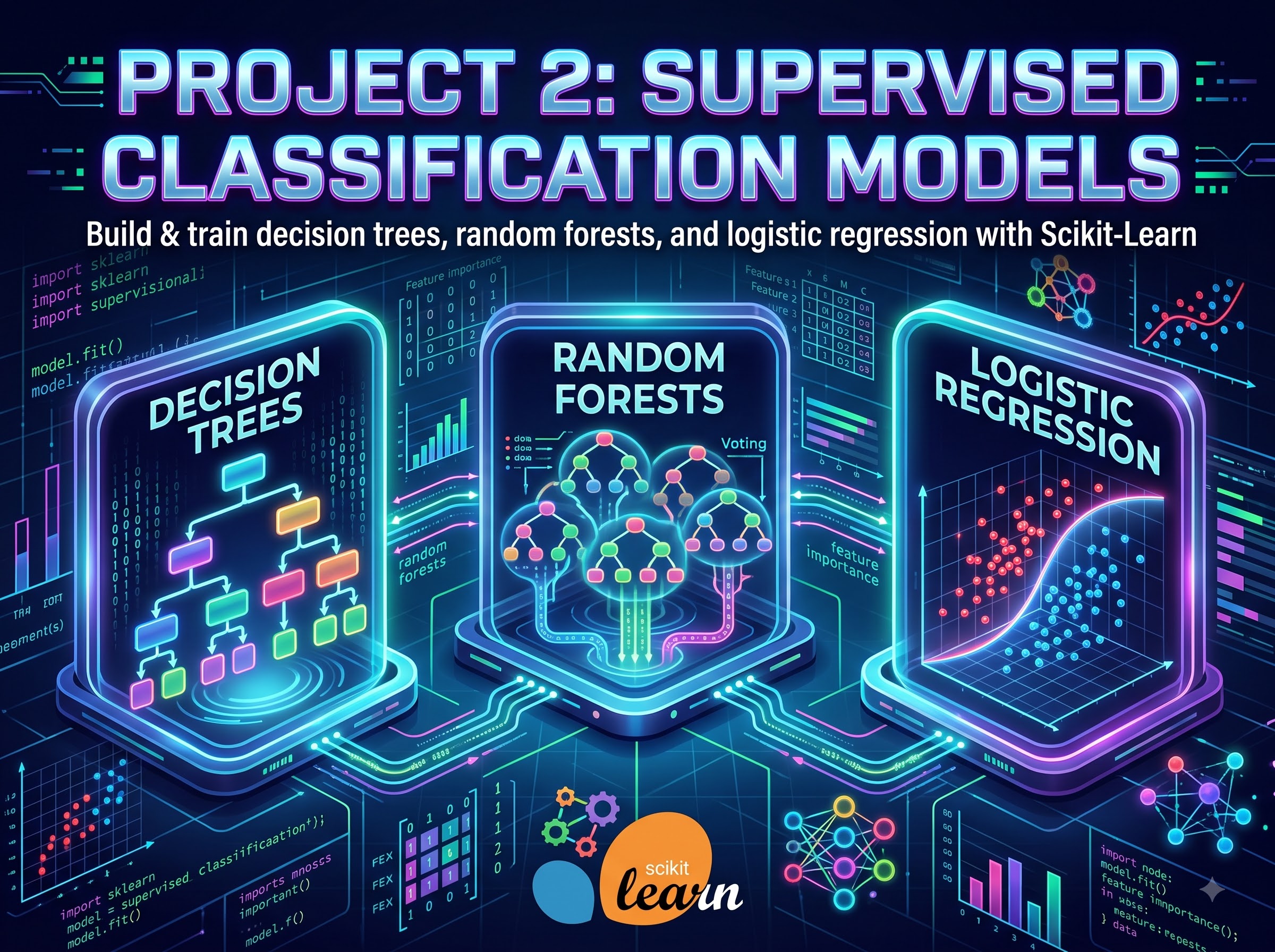 Supervised Classification Models Logo