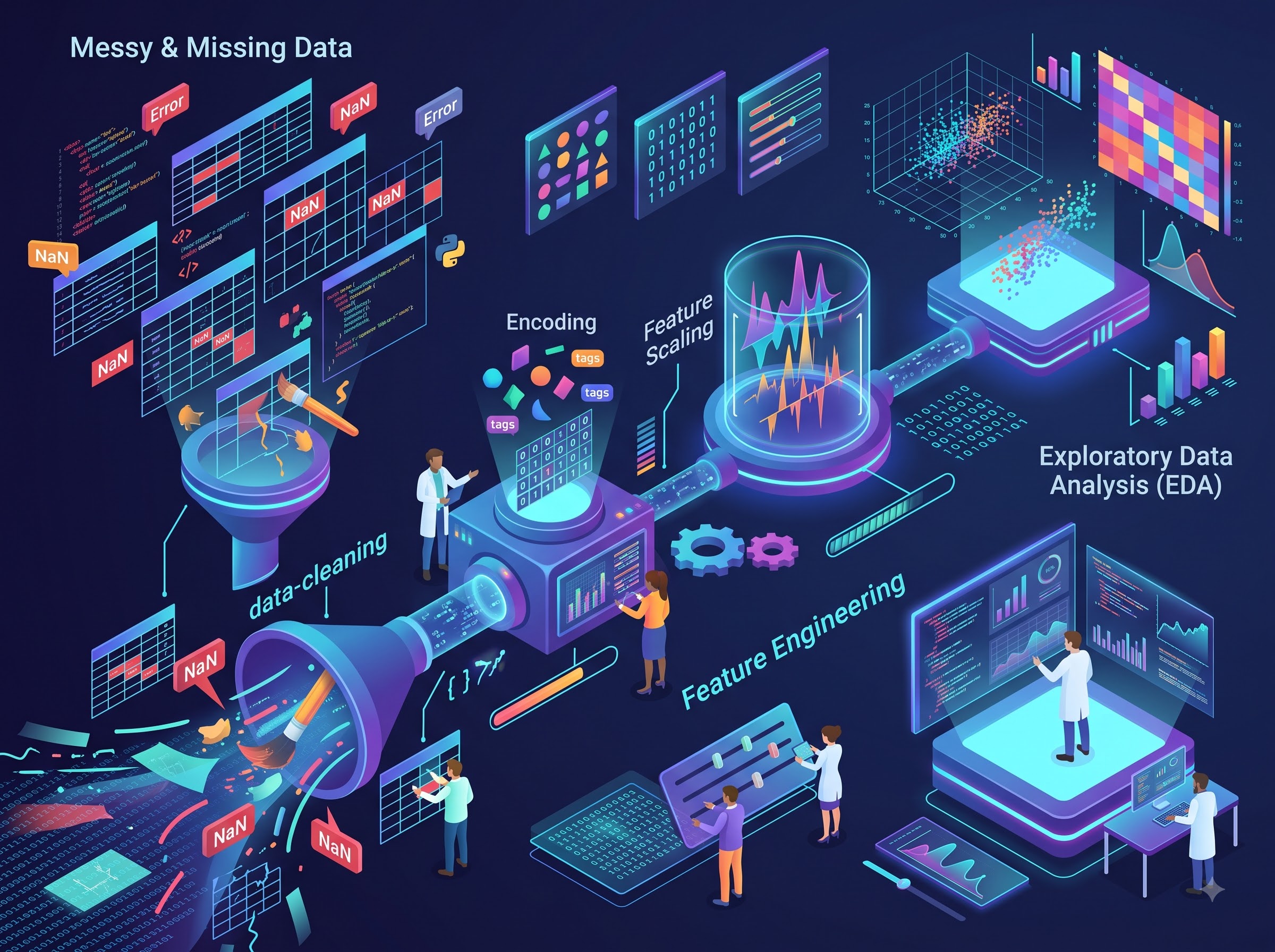 Exploratory Data Analysis & Feature Engineering Logo