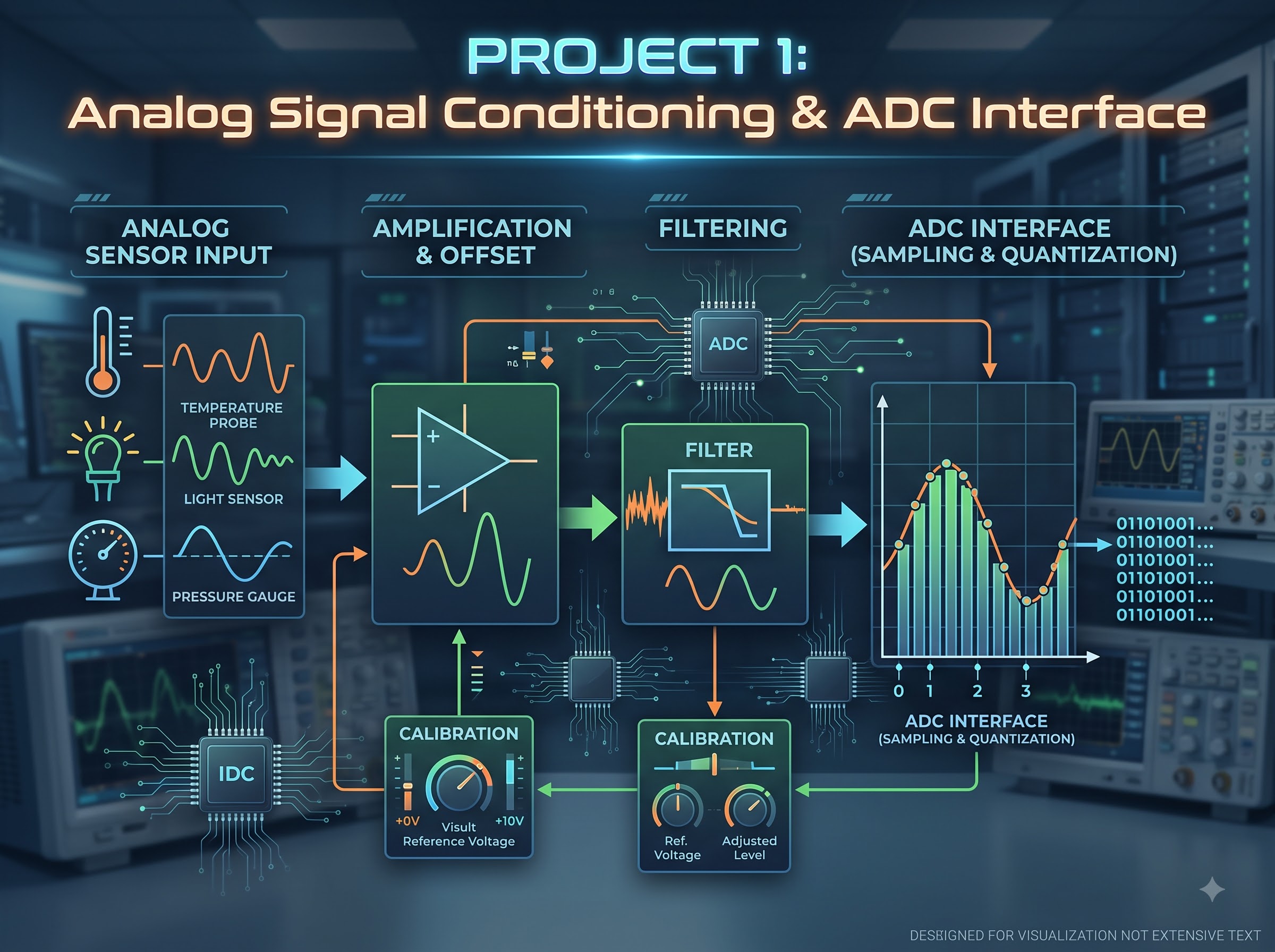 Analog Signal Conditioning & ADC Interface